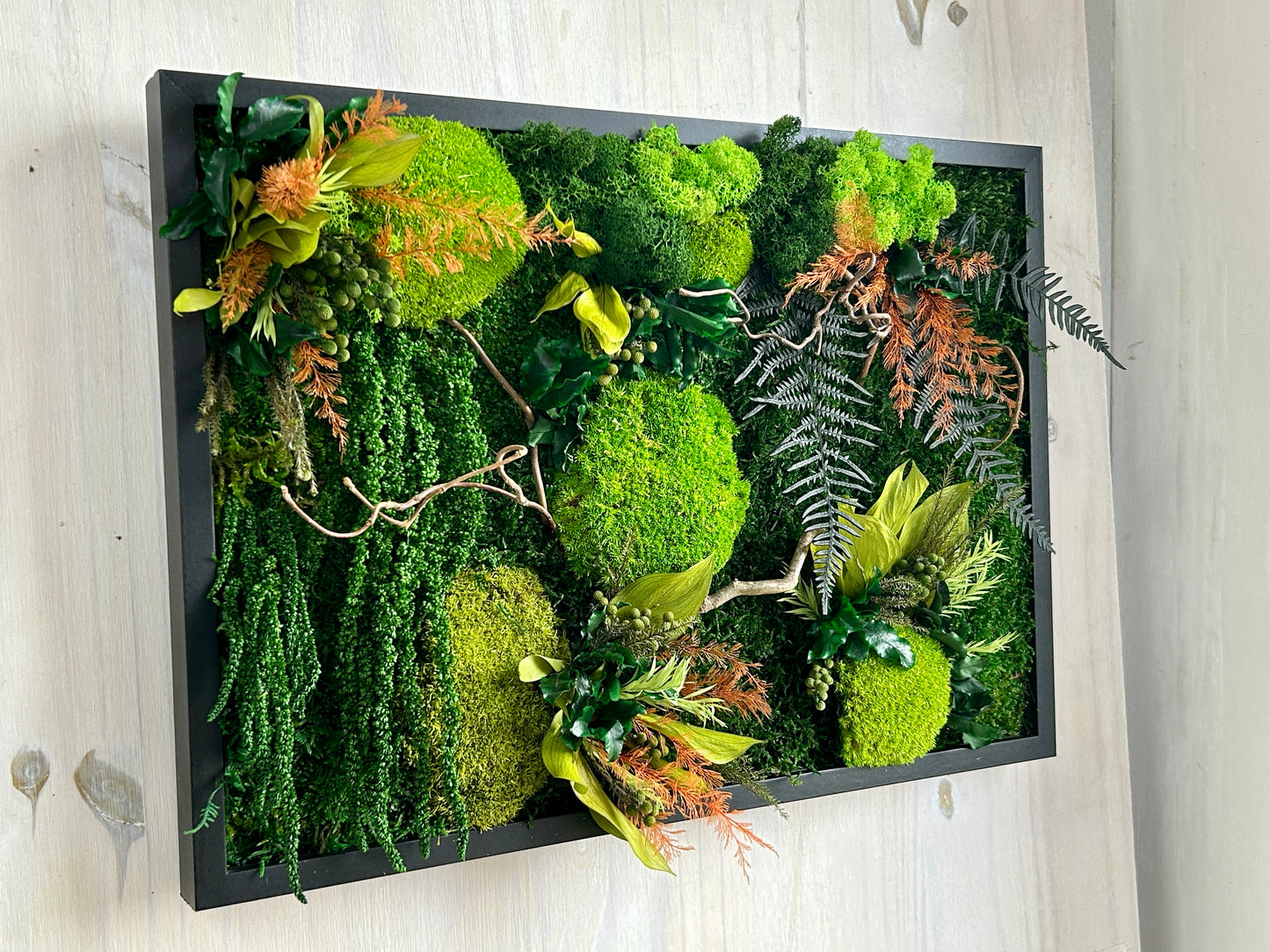 Tableau végétal stabilisé « Alice » - Cadeau nature – Décoration zen