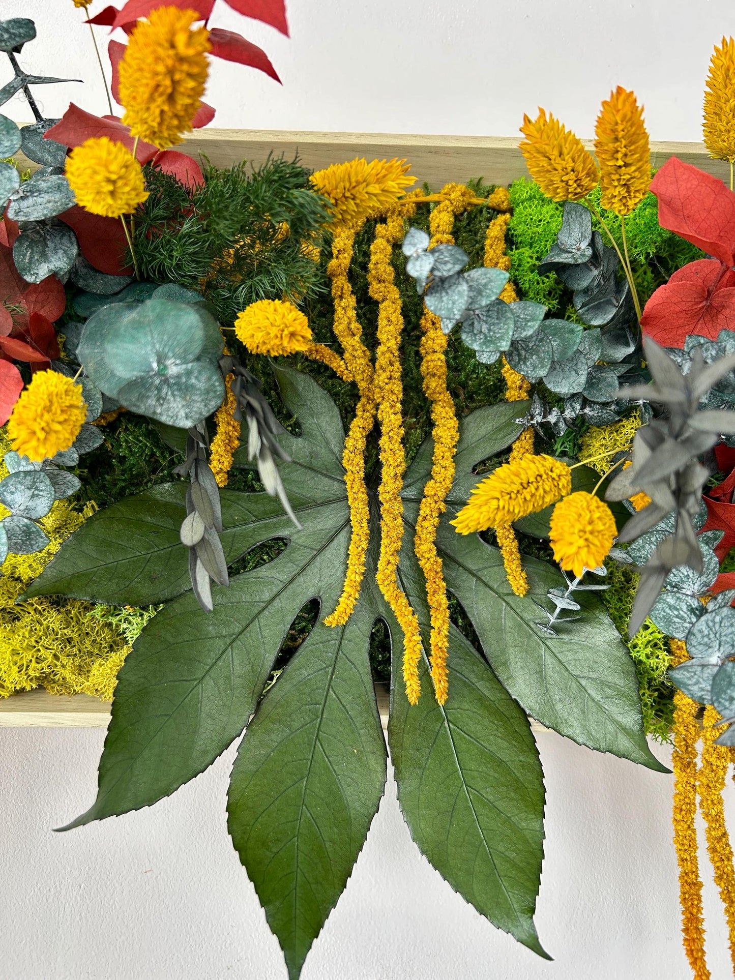 Tableau végétal panoramique “Jardin Tropical”