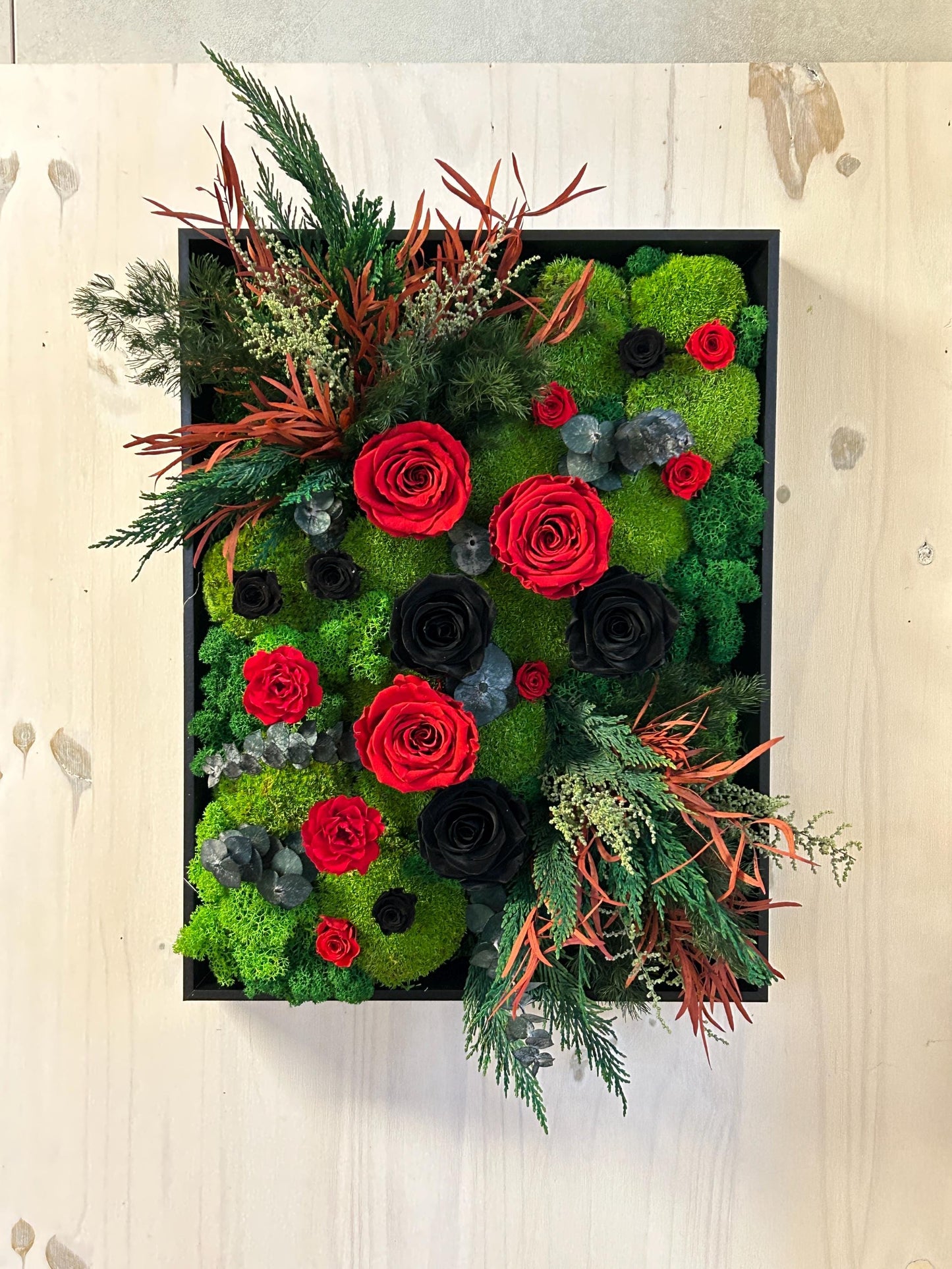 Tableau végétal stabilisé "Esméralda"