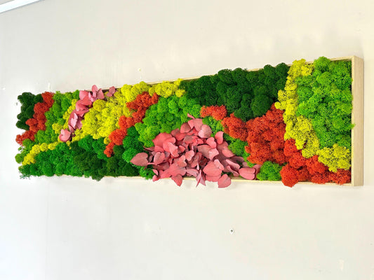 Tableau végétal stabilisé «Coralia»