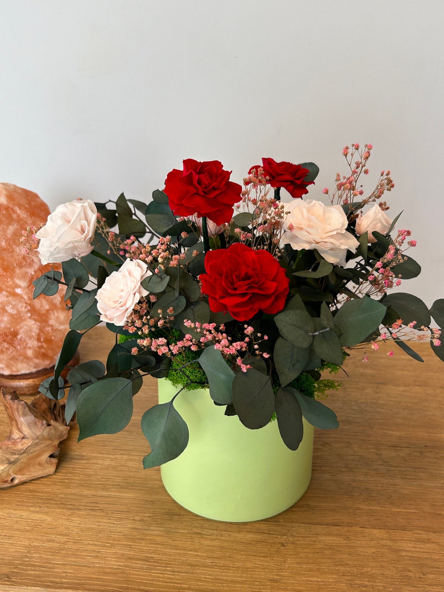 Composition florale stabilisée “Jardin Secret d’Amour”