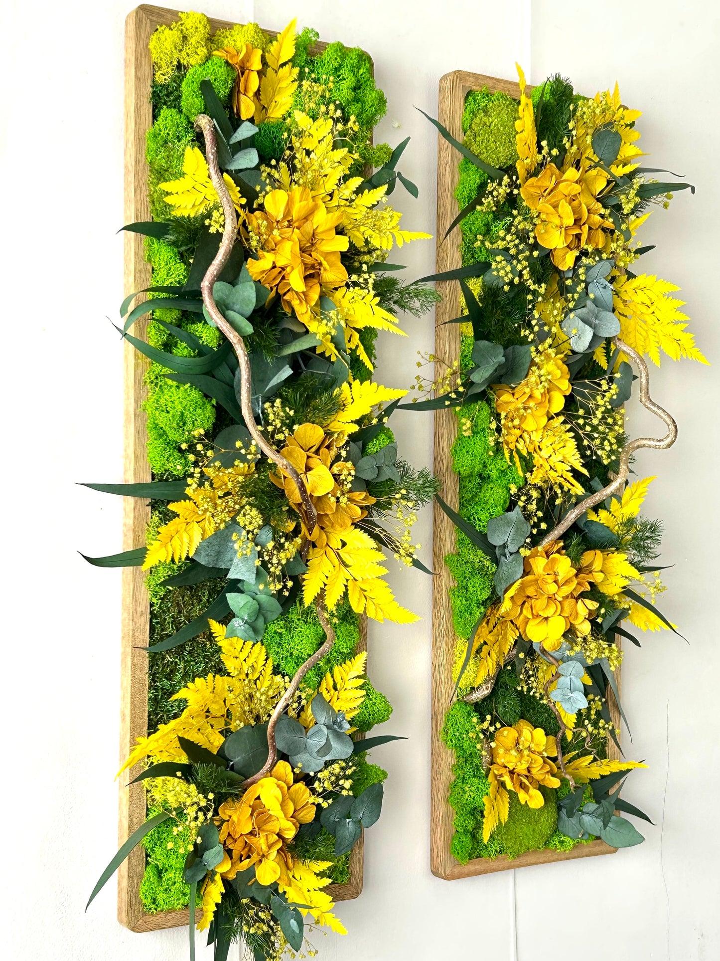 Tableau végétal stabilisé “Éclat Solaire”