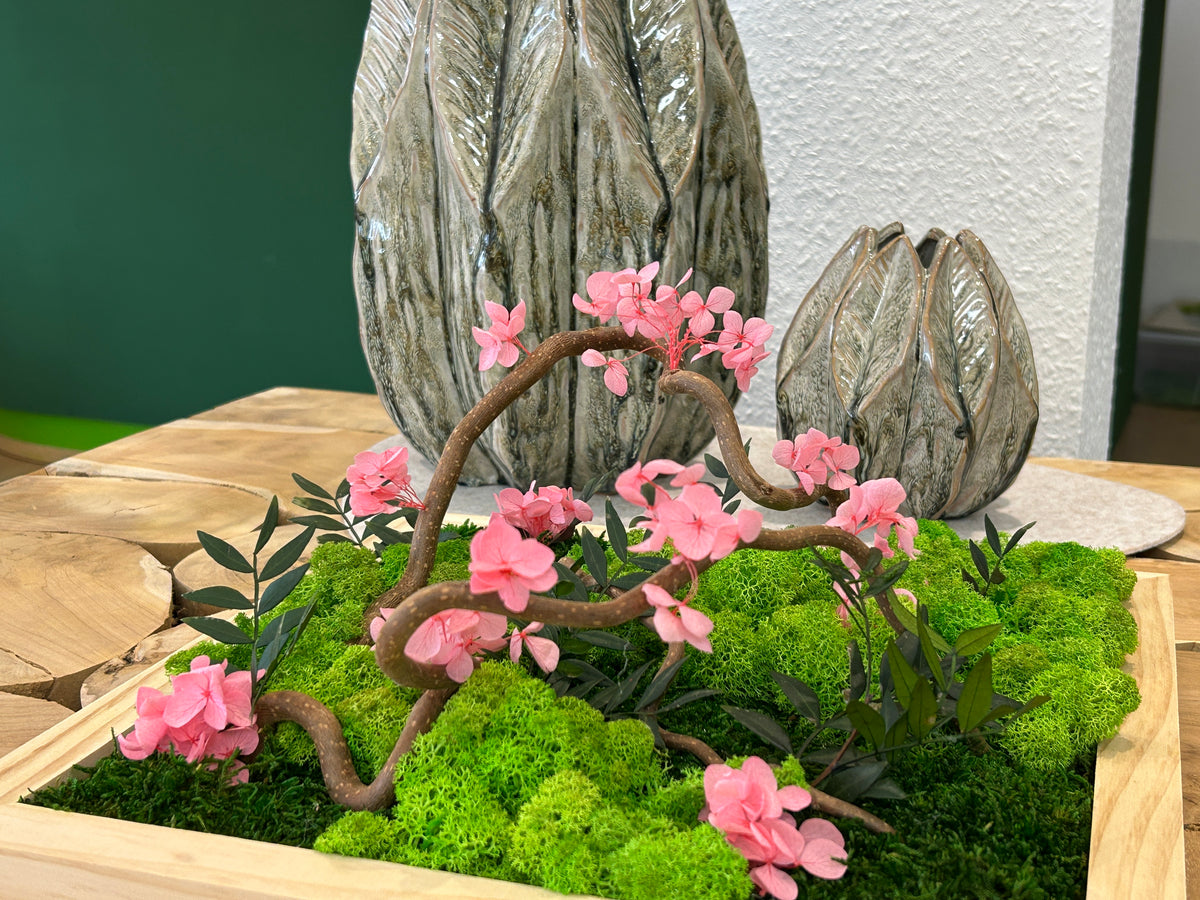 Cadre végétal stabilisé carré « Sakura »