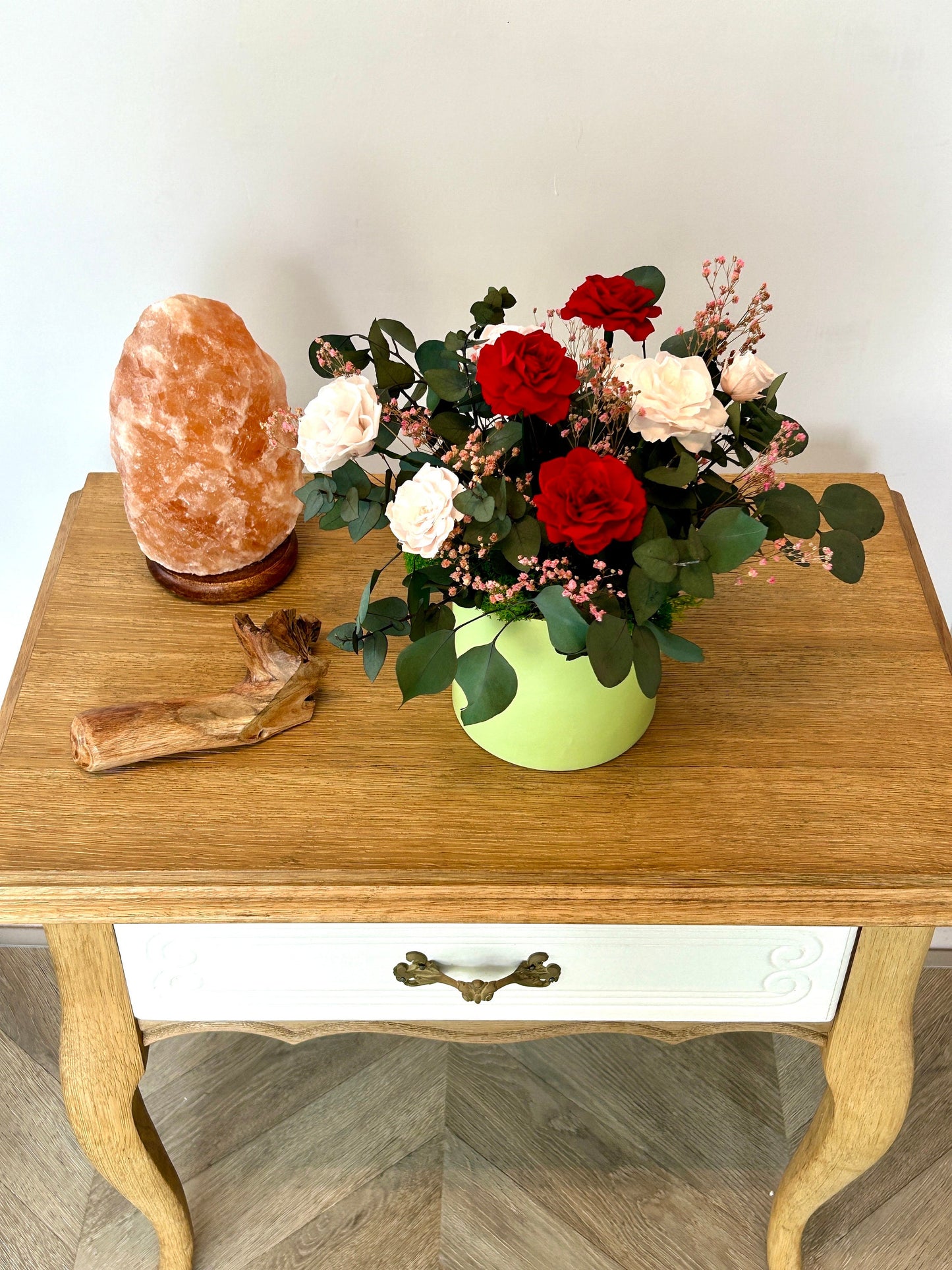 Composition florale stabilisée “Jardin Secret d’Amour”