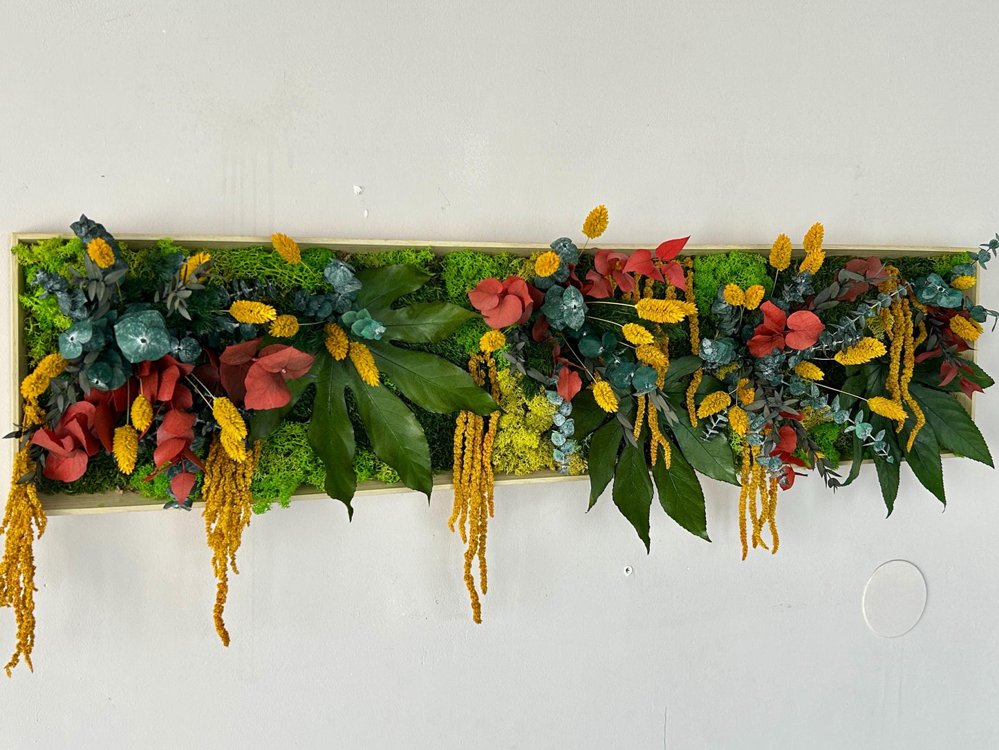 Tableau végétal panoramique “Jardin Tropical”