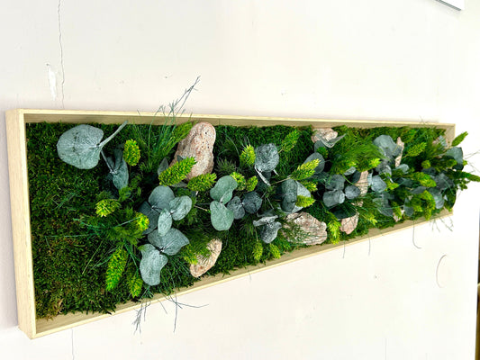Tableau végétal stabilisé panoramique « Nara »
