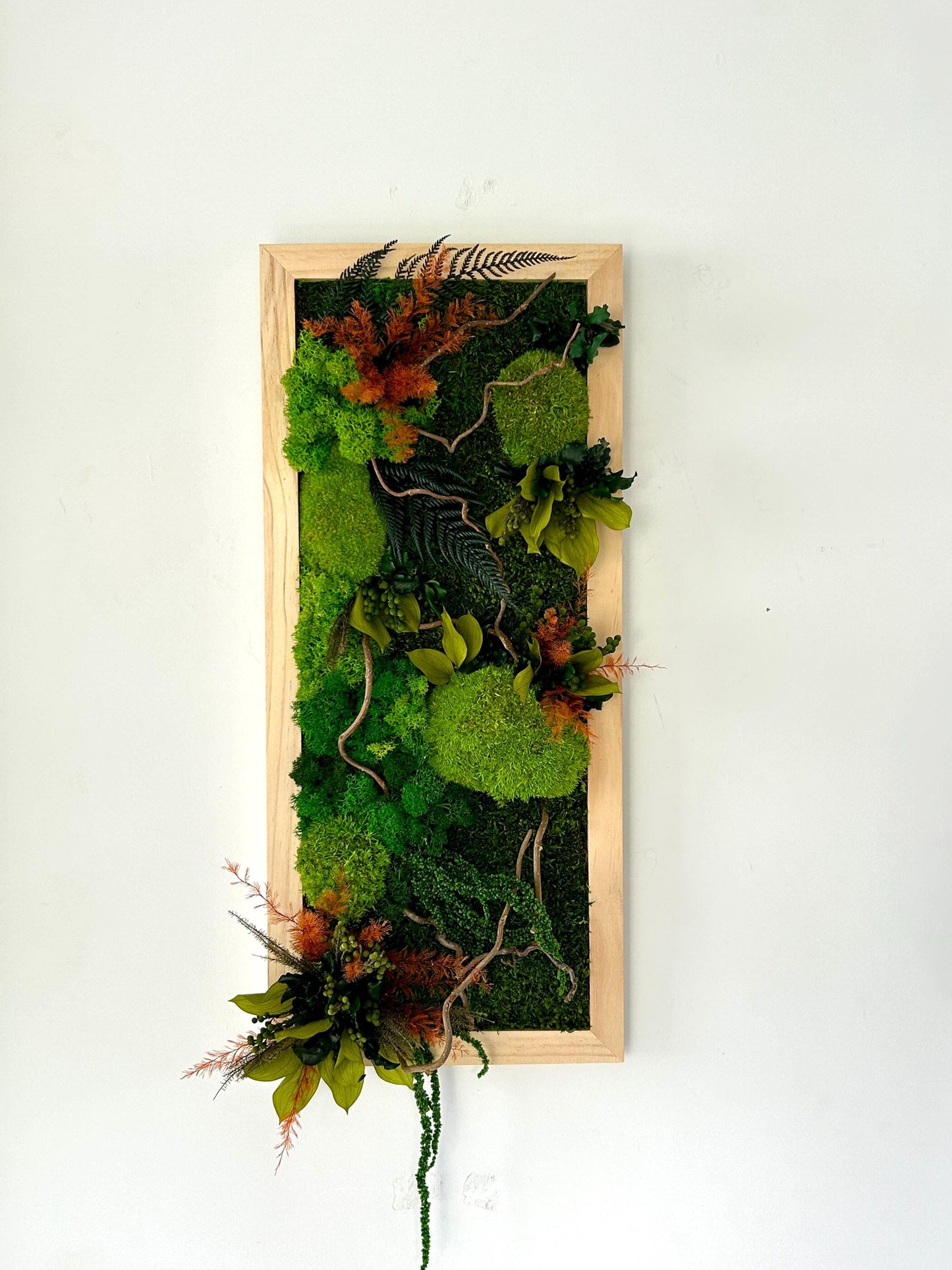 Tableau végétal stabilisé « Alice » - Cadeau nature – Décoration zen