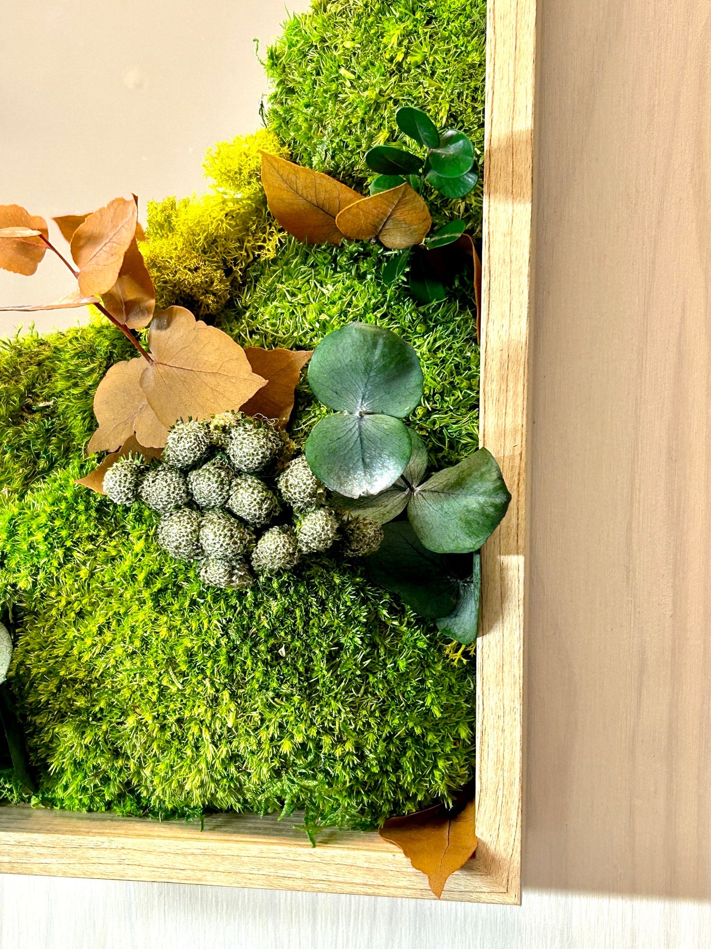 Miroir végétal stabilisé “Tu es belle”