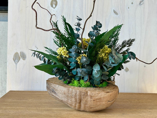 Composition florale stabilisée “Île Coco”