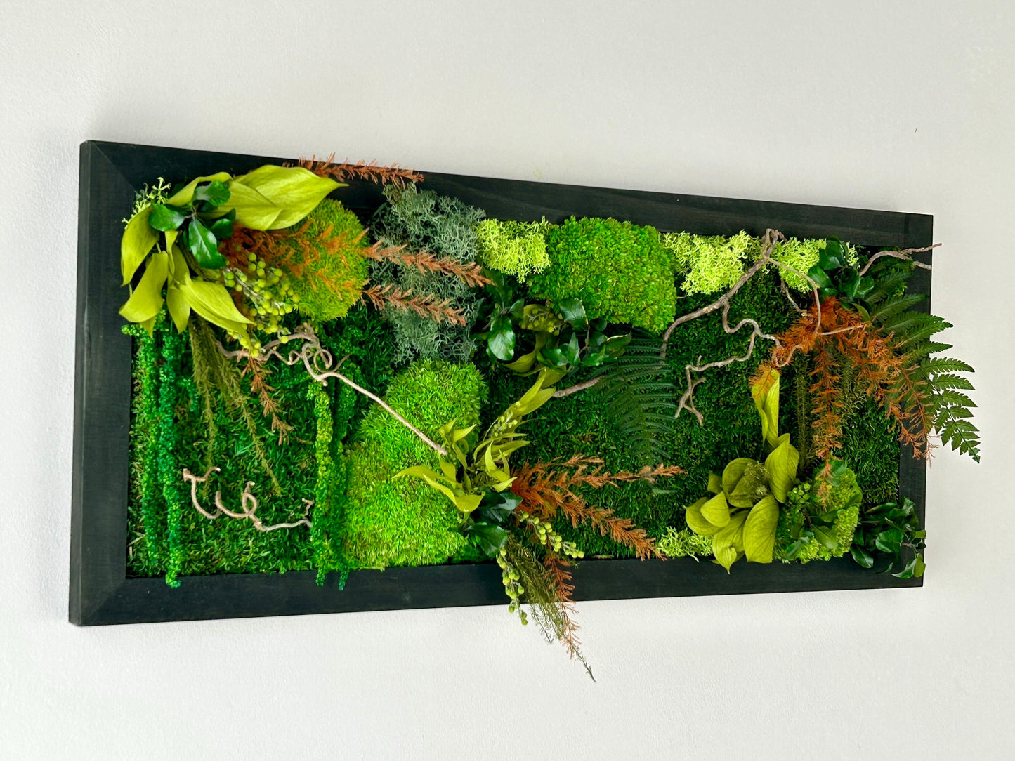 Tableau végétal stabilisé « Alice » - Cadeau nature – Décoration zen
