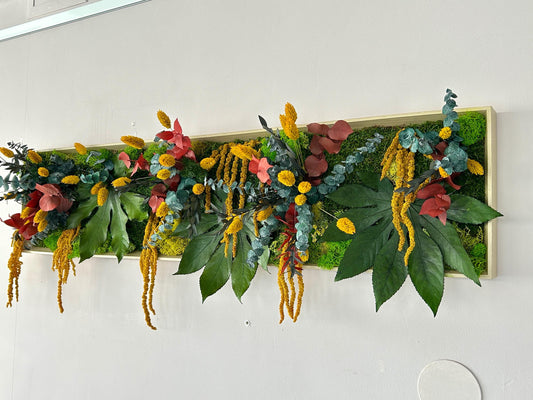 Tableau végétal panoramique “Jardin Tropical”