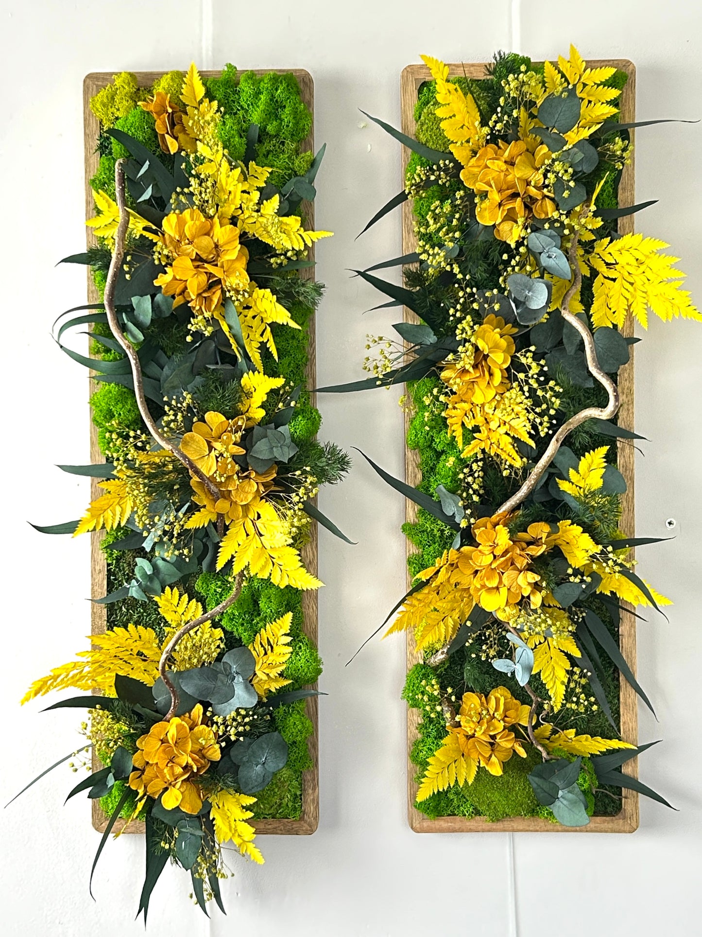 Tableau végétal stabilisé “Éclat Solaire”