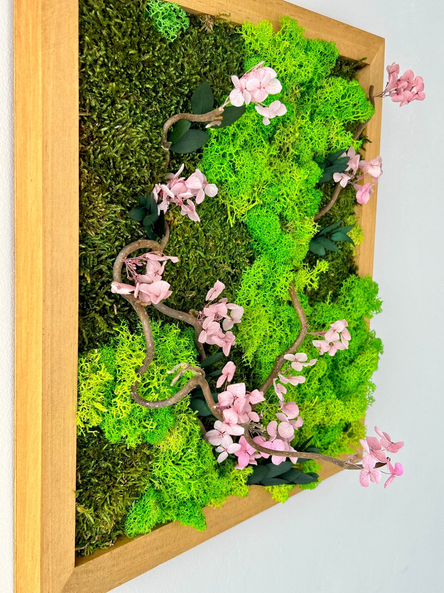Cadre végétal stabilisé carré « Sakura »