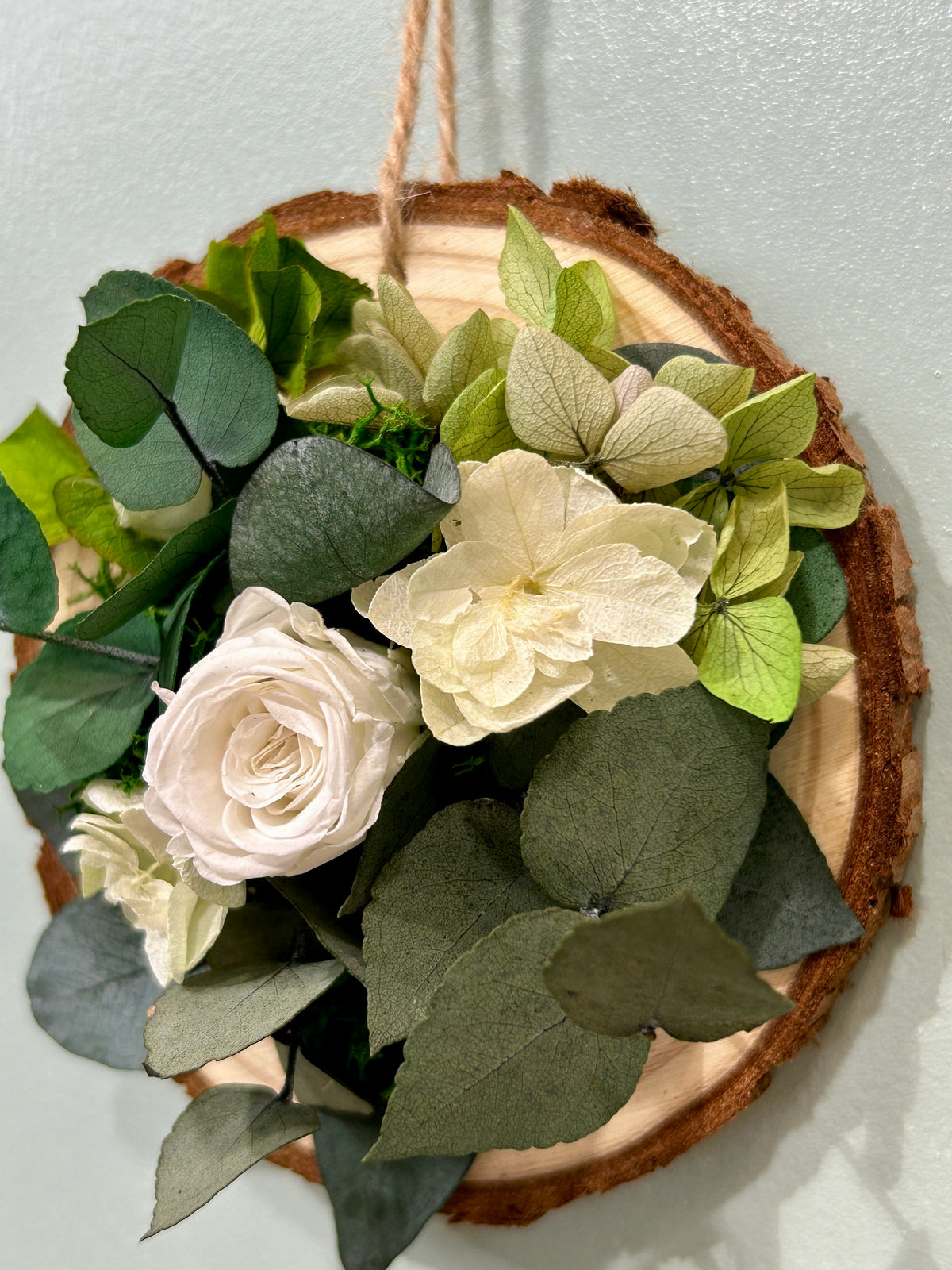 Rondin fleuri