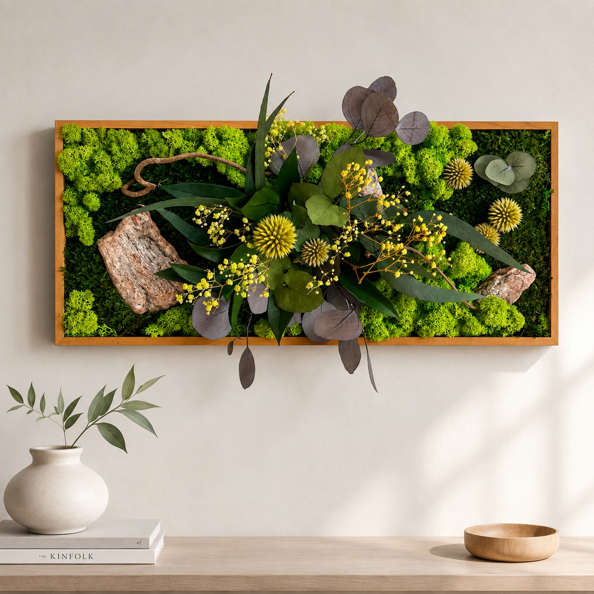 Tableau végétal stabilisé vertical / horizontal « Irène »