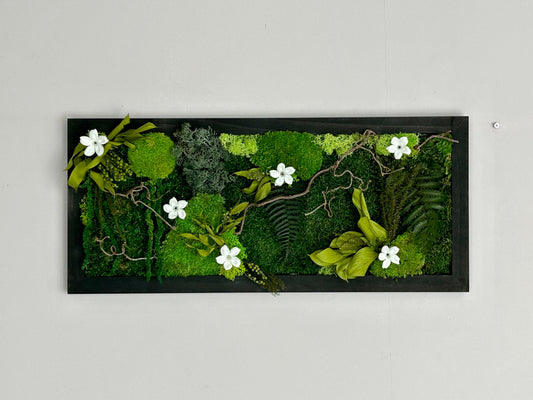 Tableau végétal stabilisé "Jasmin"