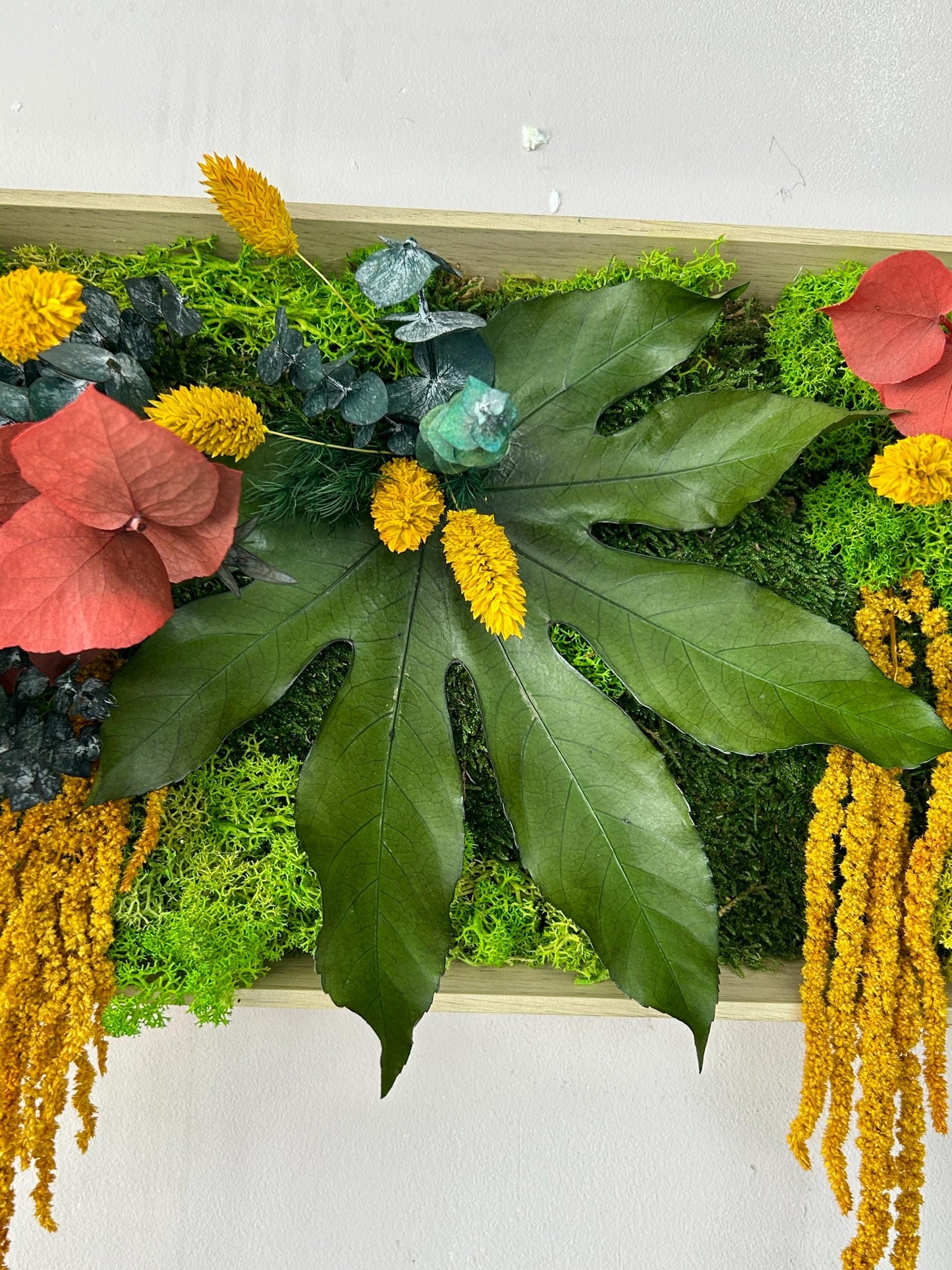 Tableau végétal panoramique “Jardin Tropical”