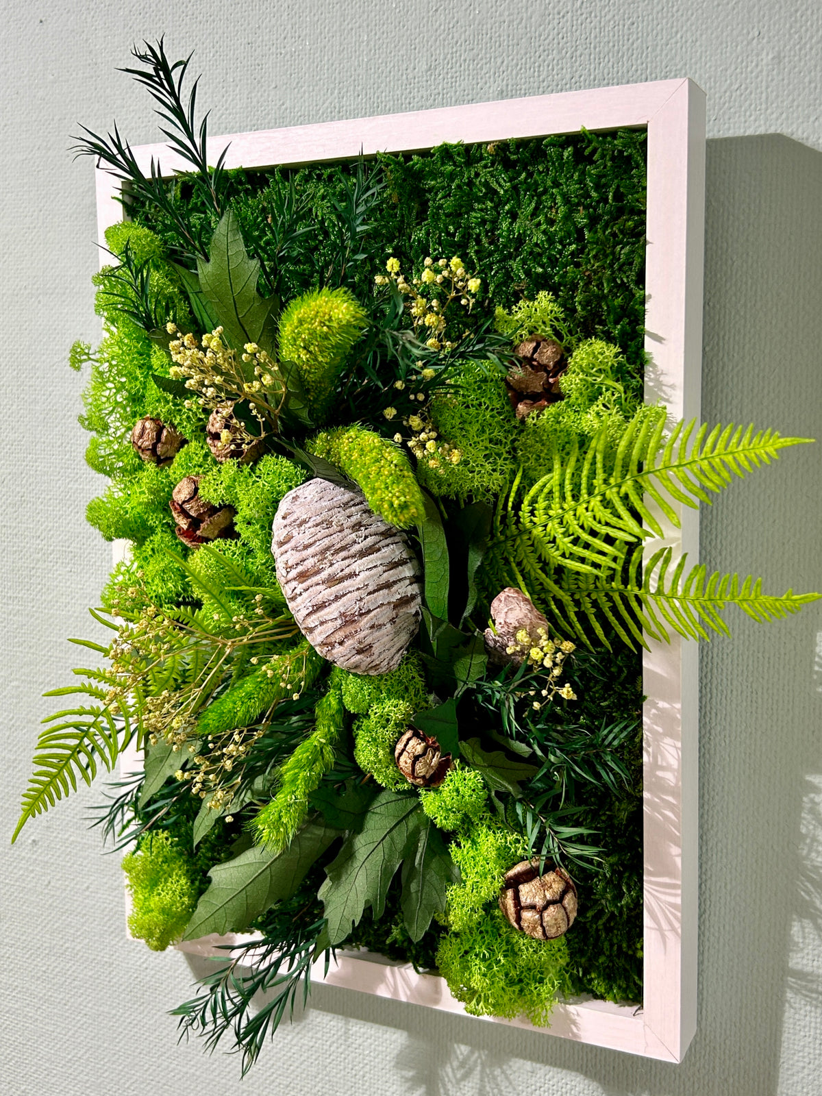 Cadre végétal stabilisé rectangulaire « Lisandro »