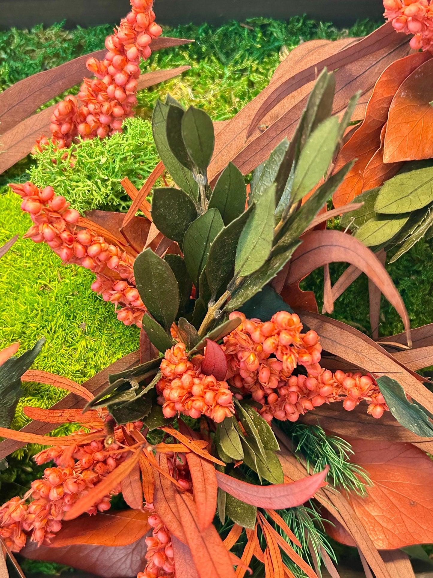 Tableau végétal stabilisé “Corail”