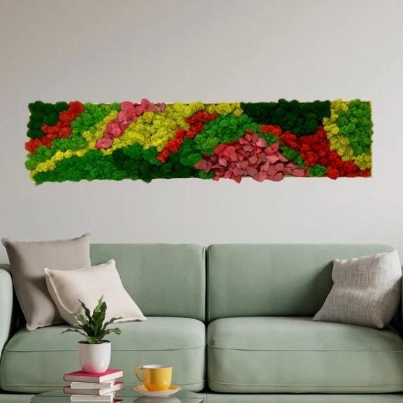 Tableau végétal stabilisé «Coralia»