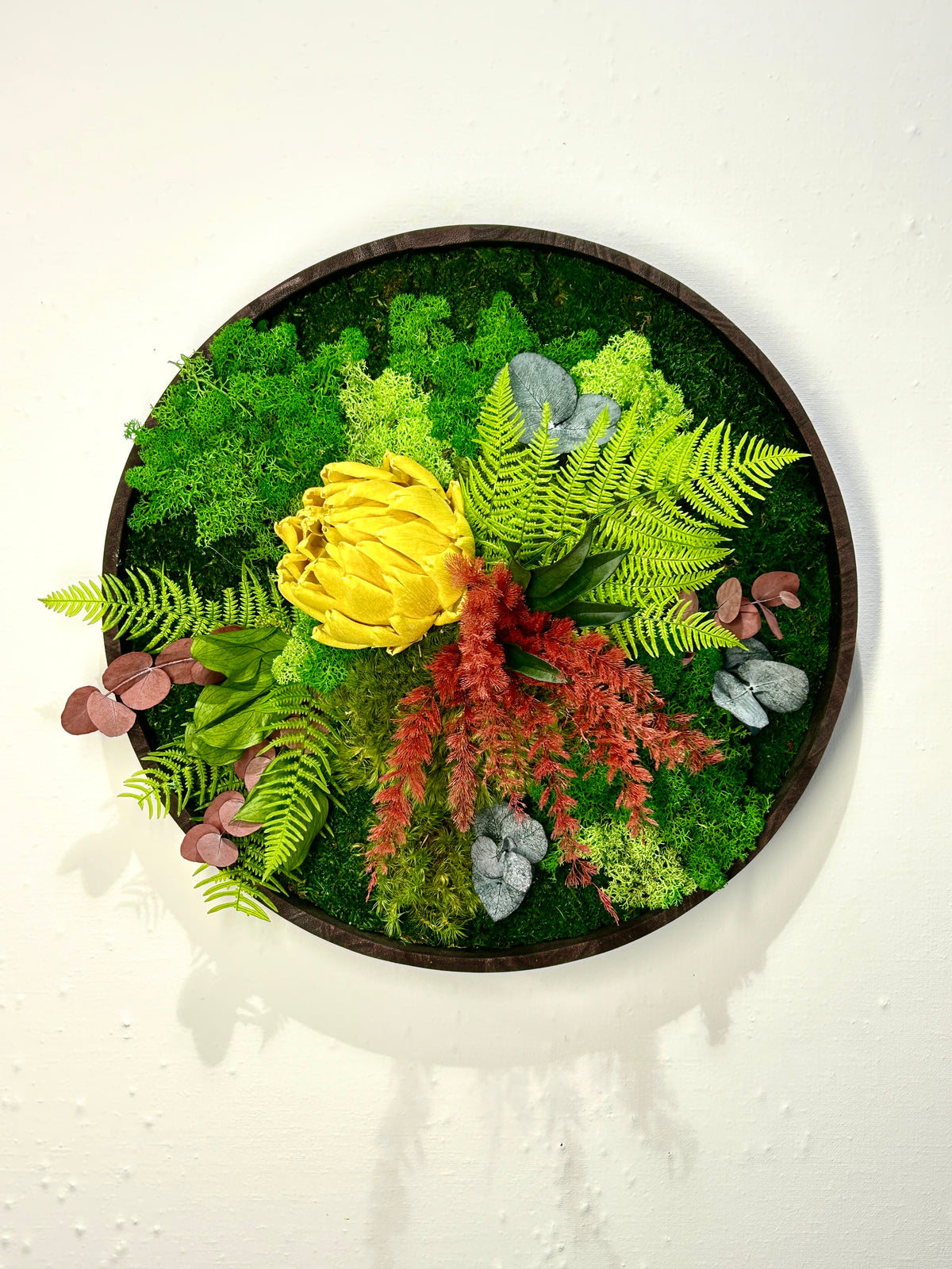 Tableau végétal stabilisé rond « Artichaut »