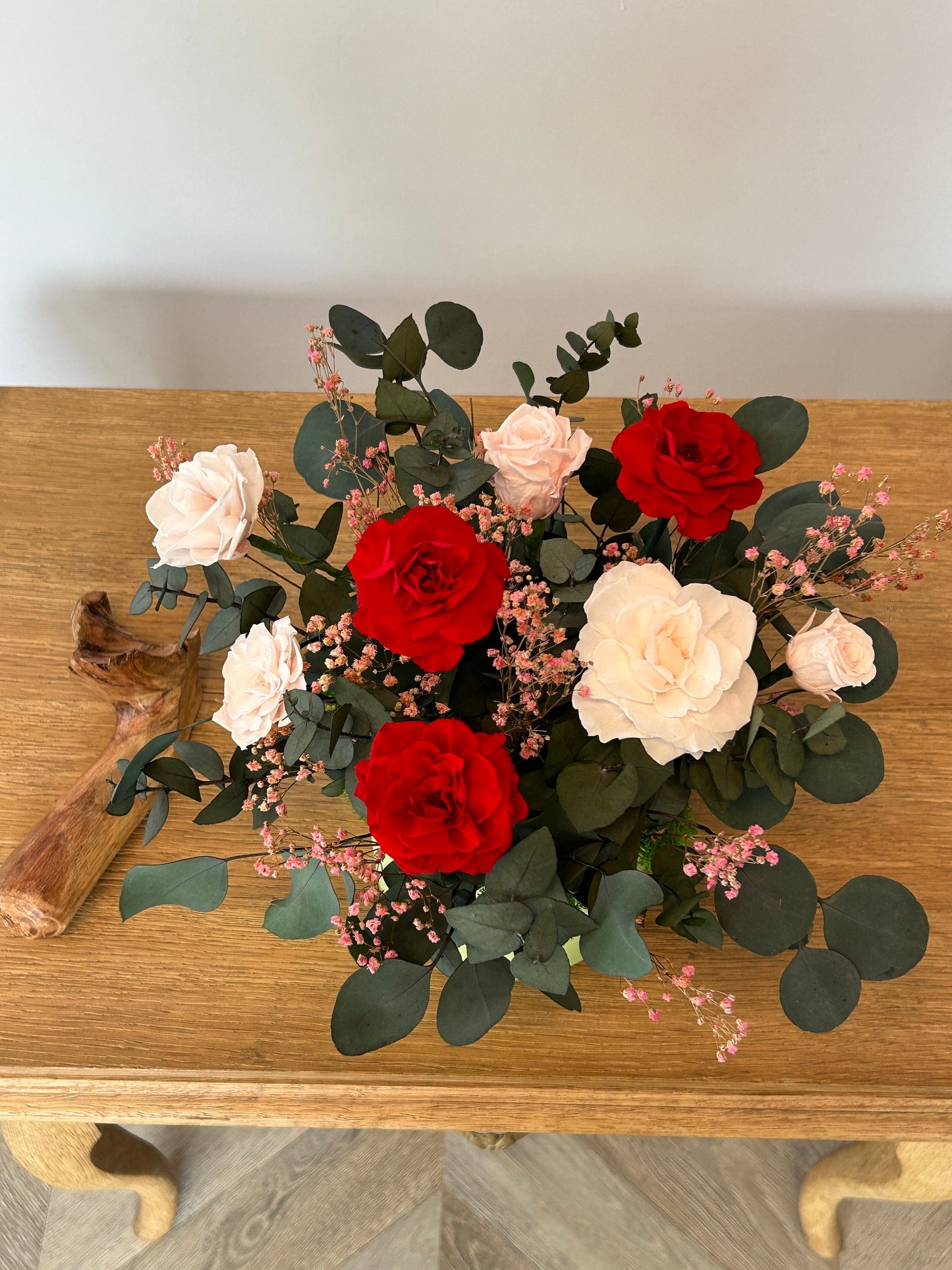 Composition florale stabilisée “Jardin Secret d’Amour”