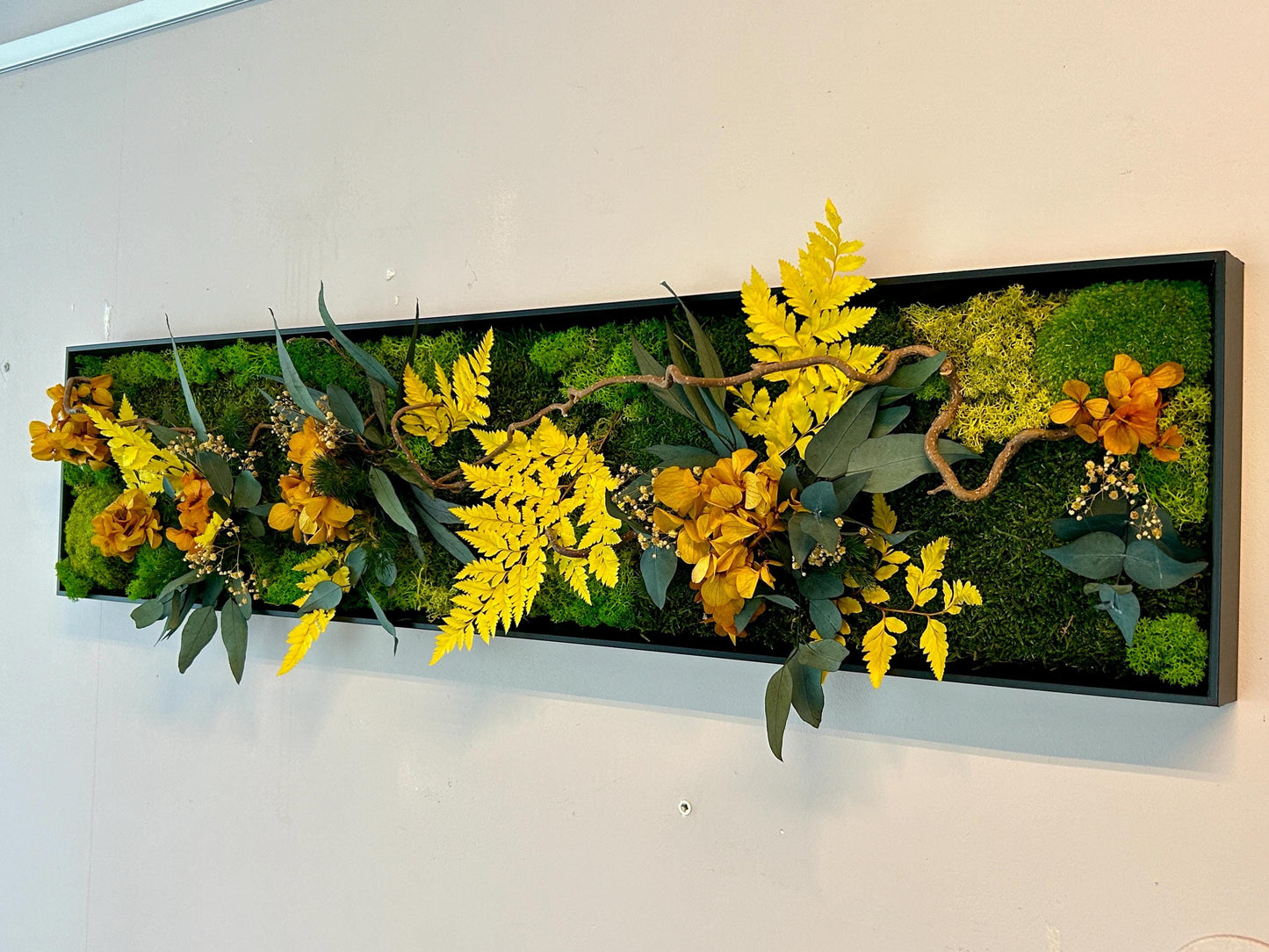 Tableau végétal stabilisé “Éclat Solaire”