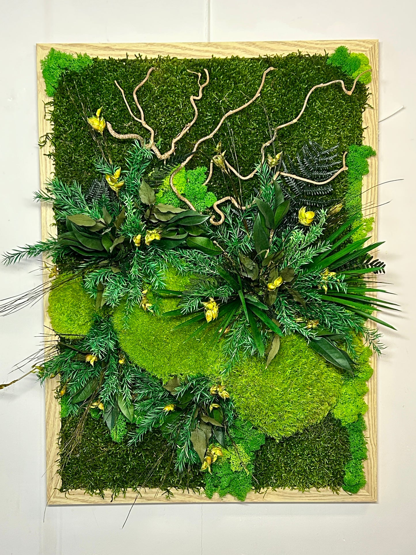 Tableau végétal stabilisé XXL « Tongass »