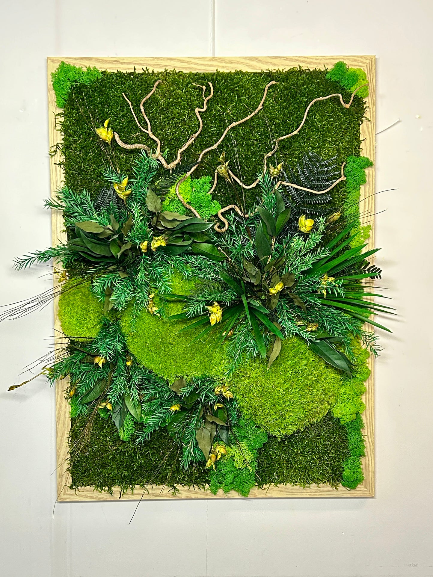 Tableau végétal stabilisé XXL « Tongass »