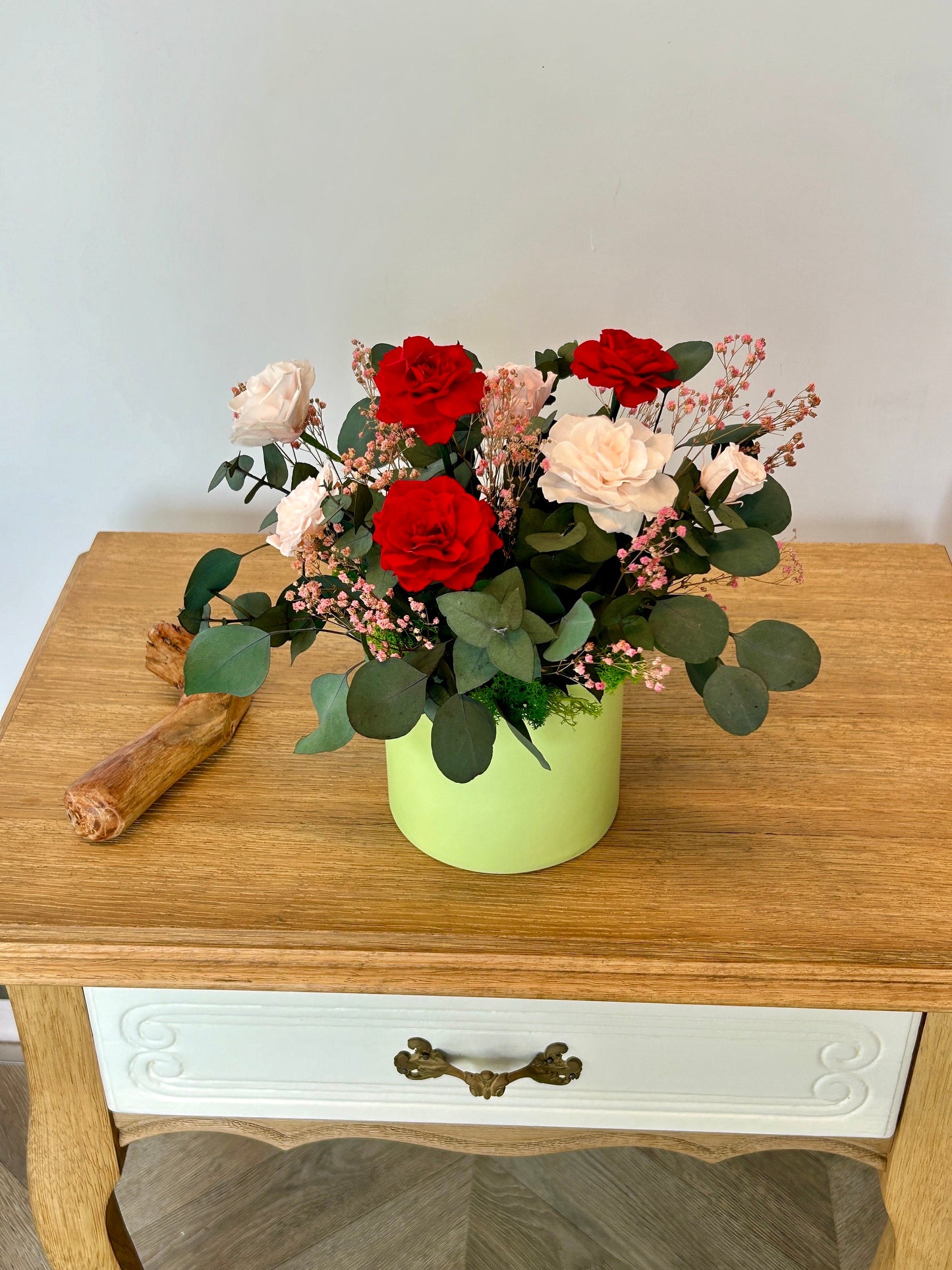 Composition florale stabilisée “Jardin Secret d’Amour”