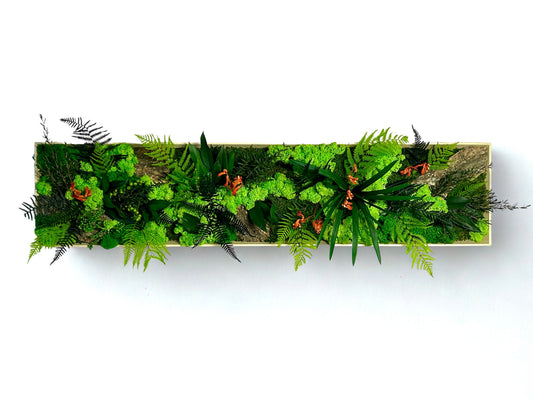 Tableau panoramique végétal stabilisé « Kiana »