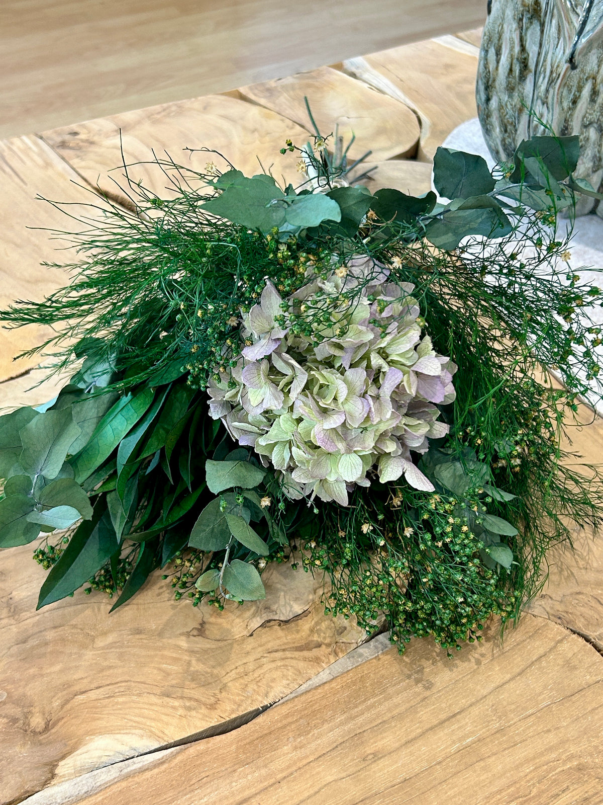 Bouquet de fleurs stabilisées Céleste