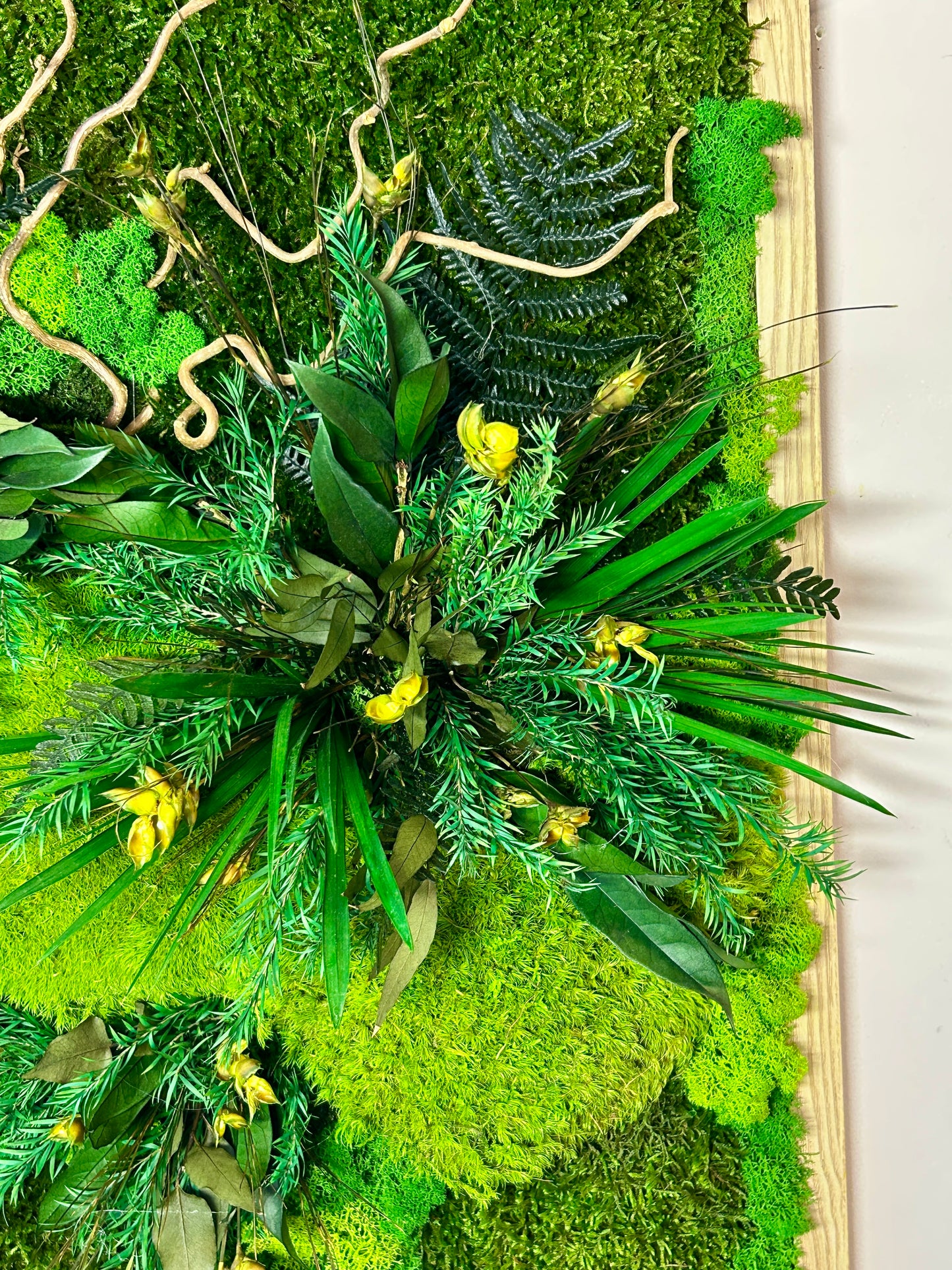 Tableau végétal stabilisé XXL « Tongass »