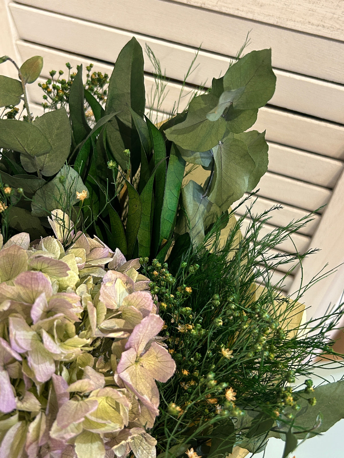 Bouquet de fleurs stabilisées Céleste
