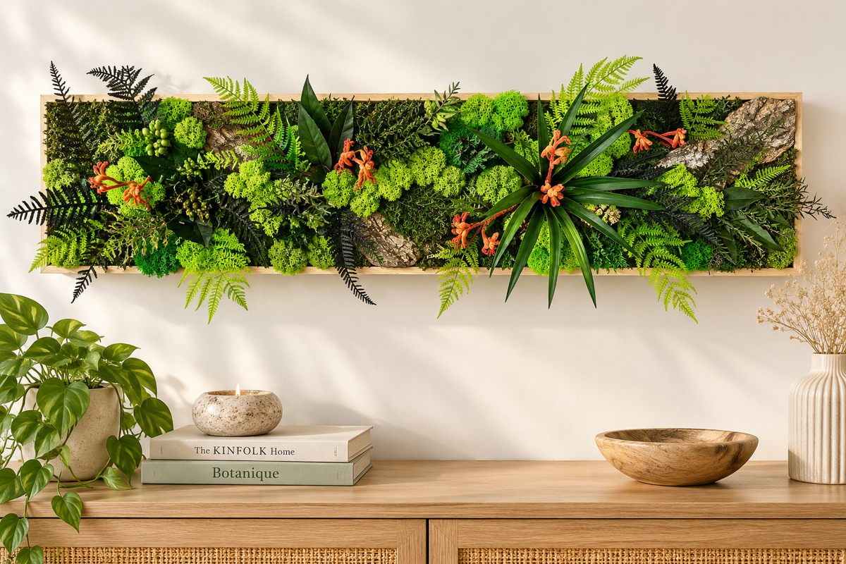 Tableau panoramique végétal stabilisé « Kiana »