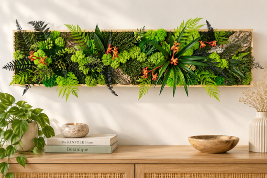 Tableau panoramique végétal stabilisé « Kiana »