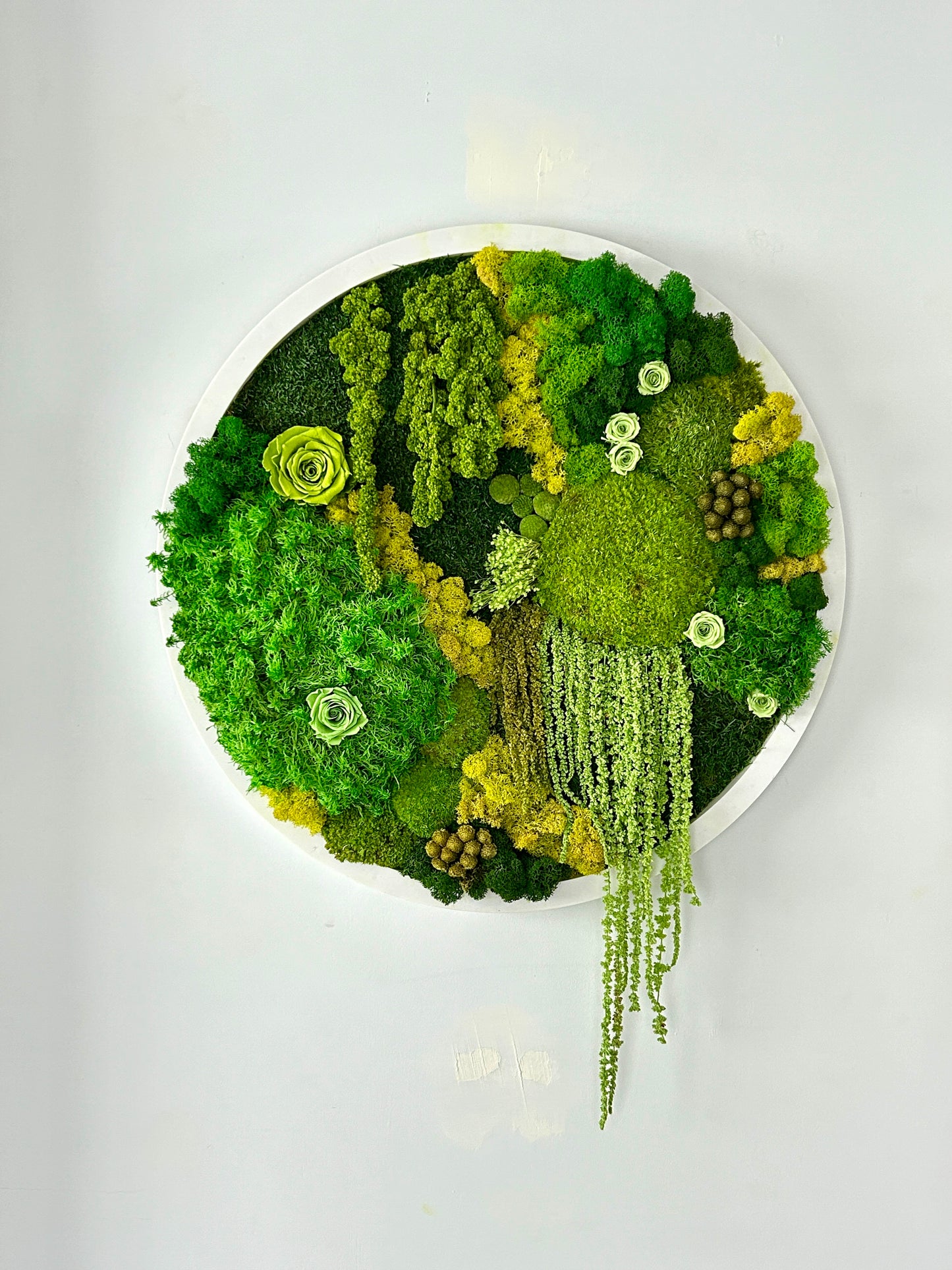 Tableau végétal stabilisé rond “Verline”
