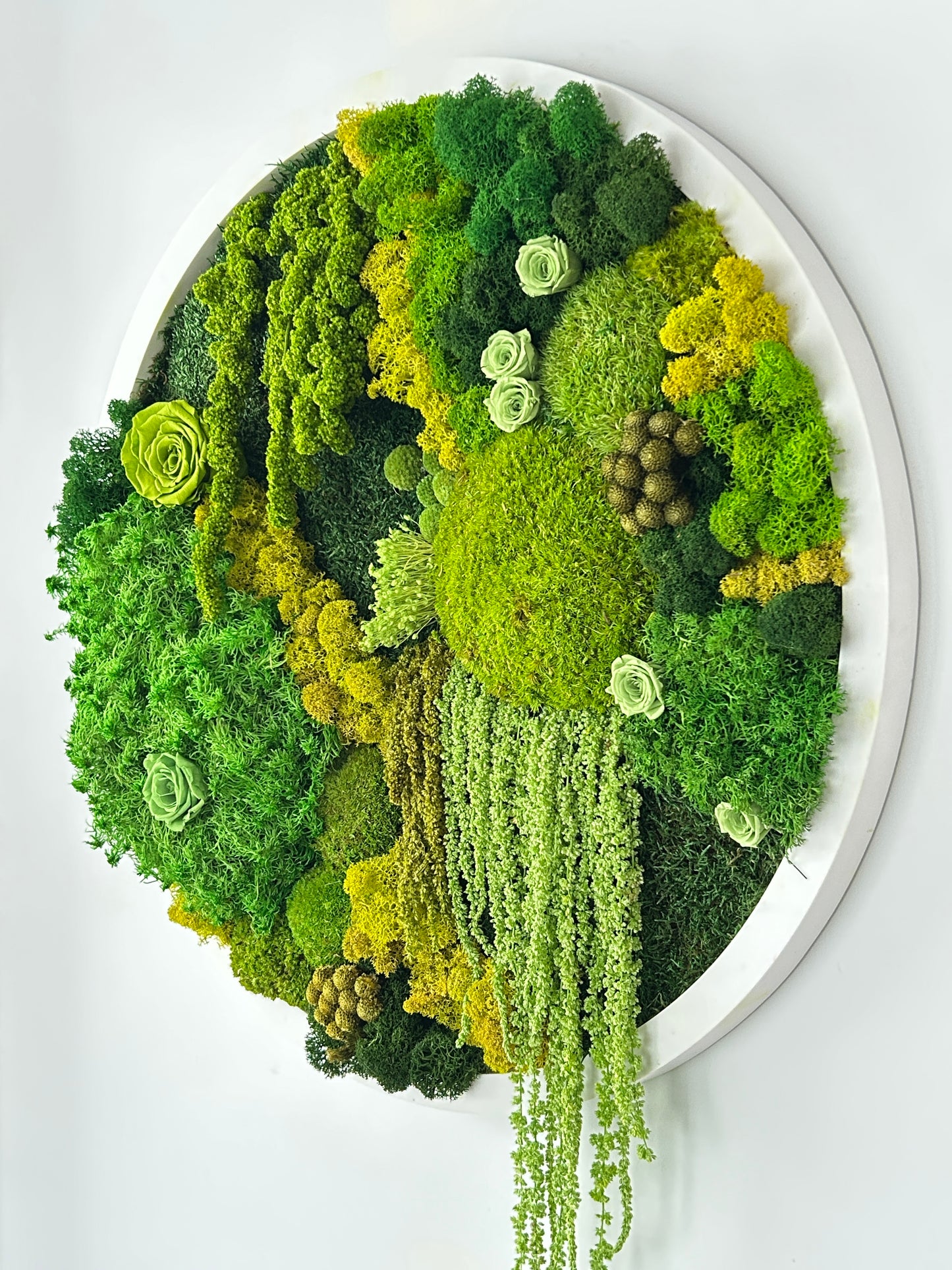 Tableau végétal stabilisé rond “Verline”