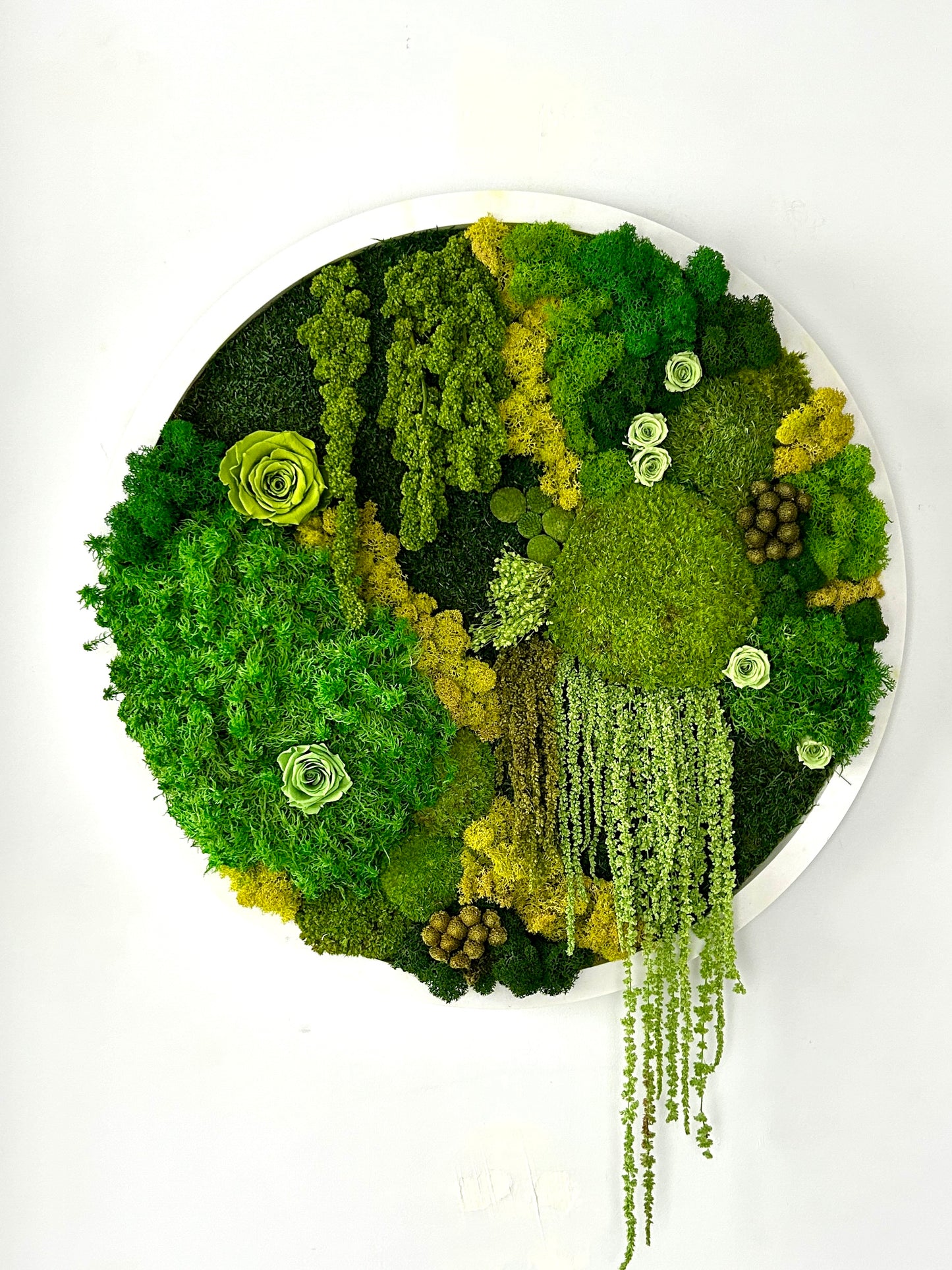 Tableau végétal stabilisé rond “Verline”