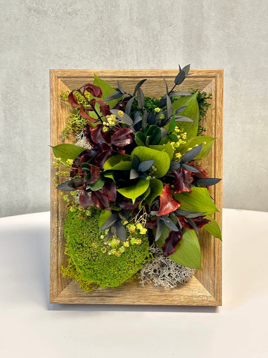 Tableau végétal mural. Idée cadeau pour Noel ou anniversaire 