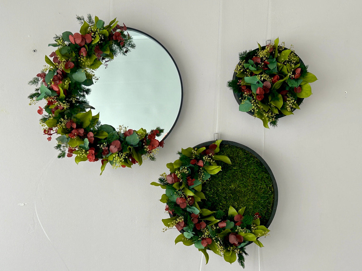 Trio végétal stabilisé “Phases de lune”