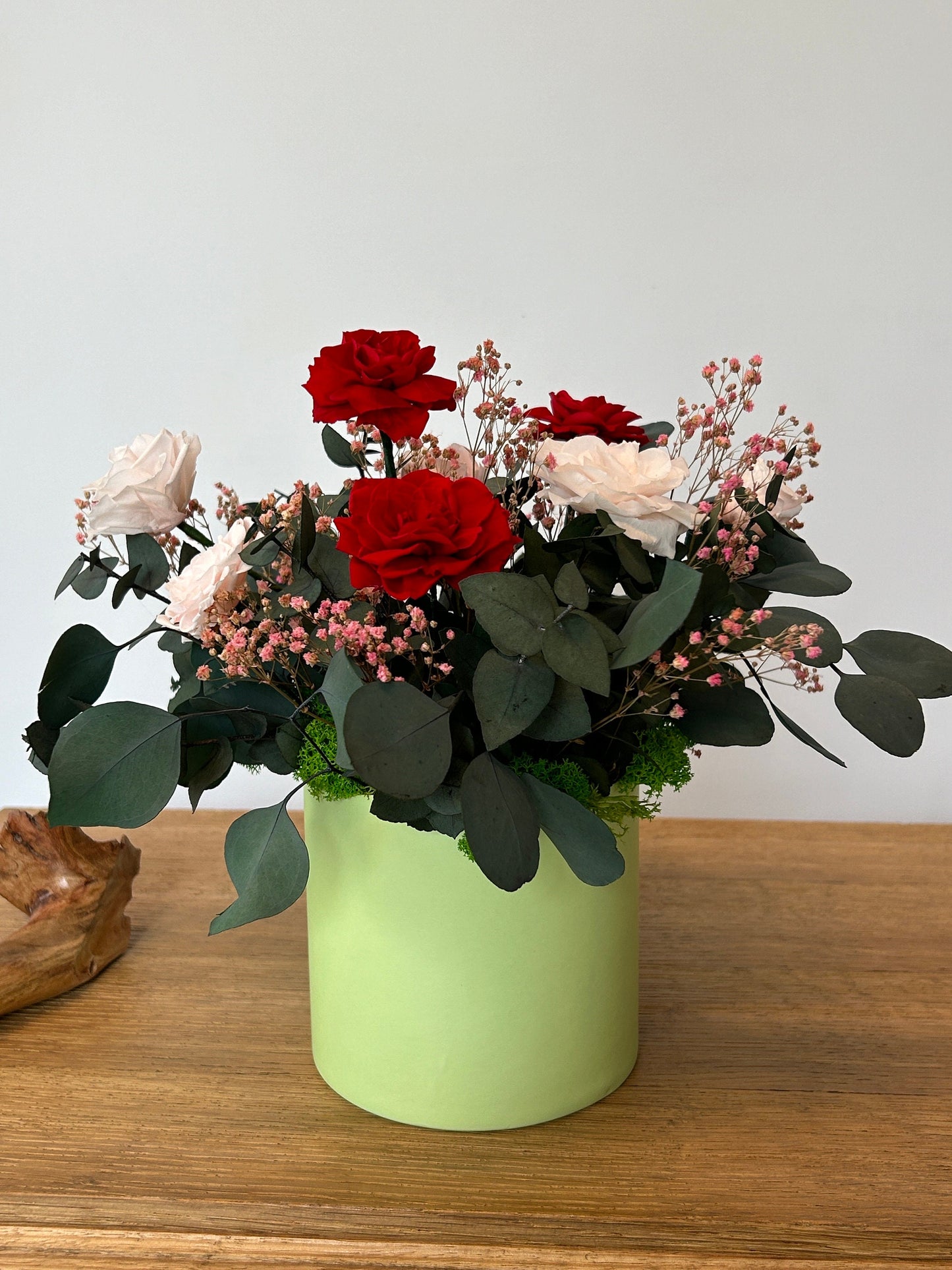 Composition florale stabilisée “Jardin Secret d’Amour”