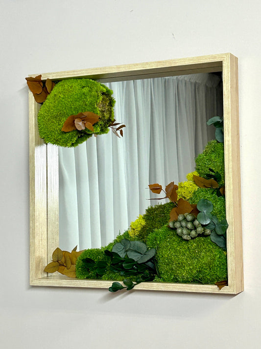 Miroir végétal stabilisé “Tu es belle”