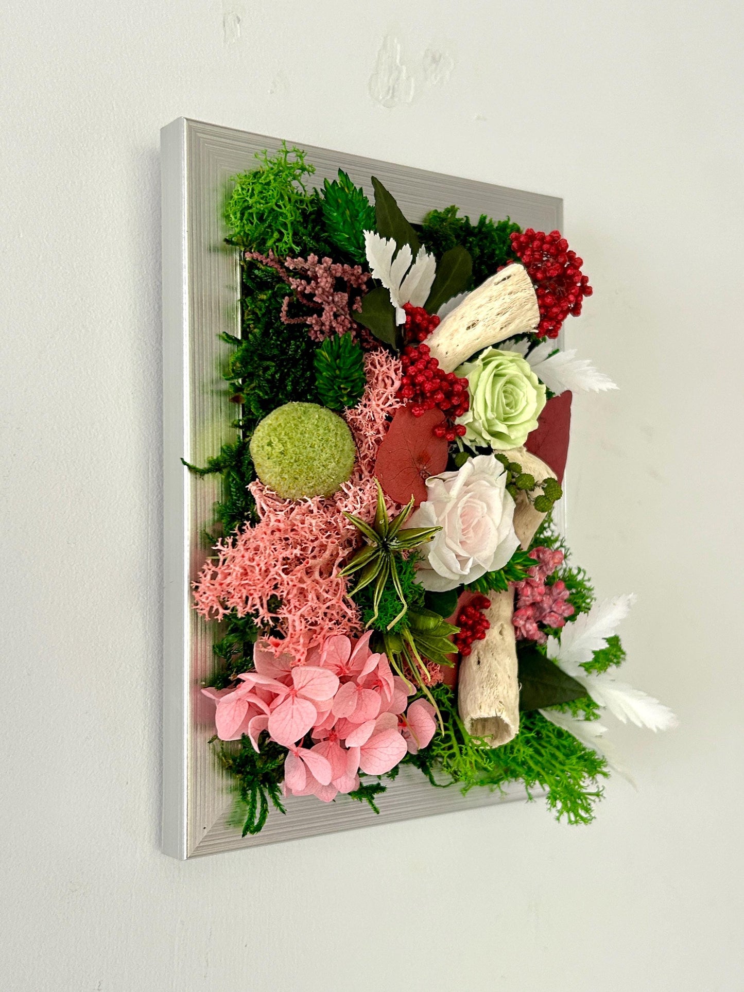 Cadre floral stabilisé “Aveline”