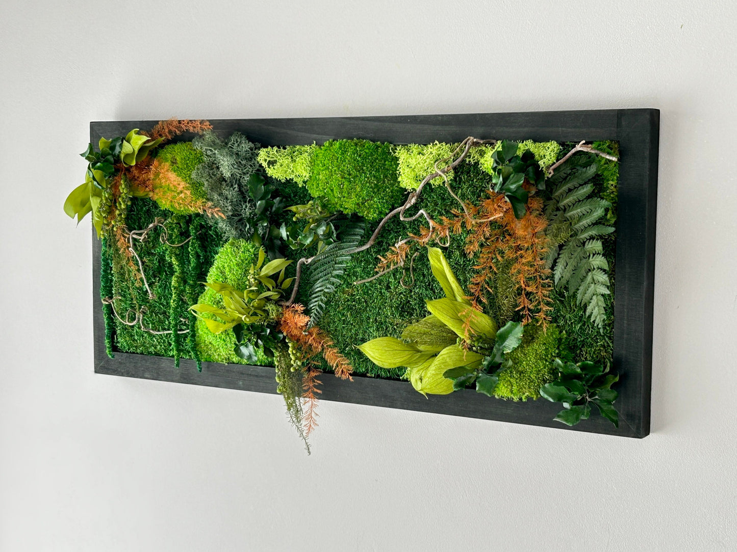 Tableau végétal stabilisé « Alice » - Cadeau nature – Décoration zen