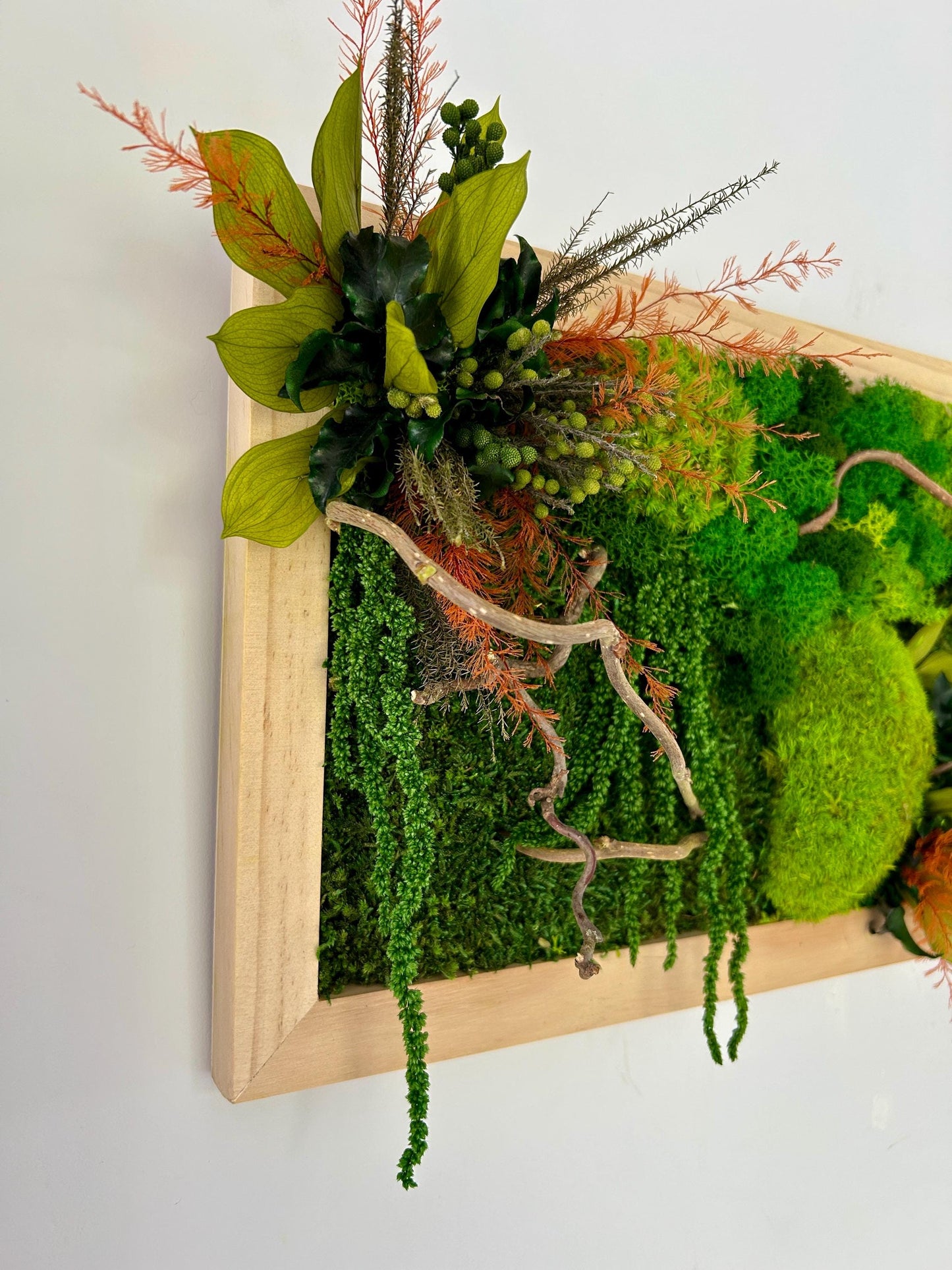Tableau végétal stabilisé « Alice » - Cadeau nature – Décoration zen