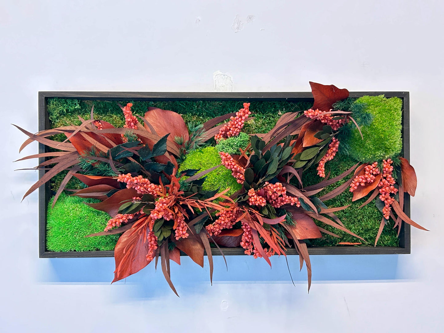 Tableau végétal stabilisé “Corail”