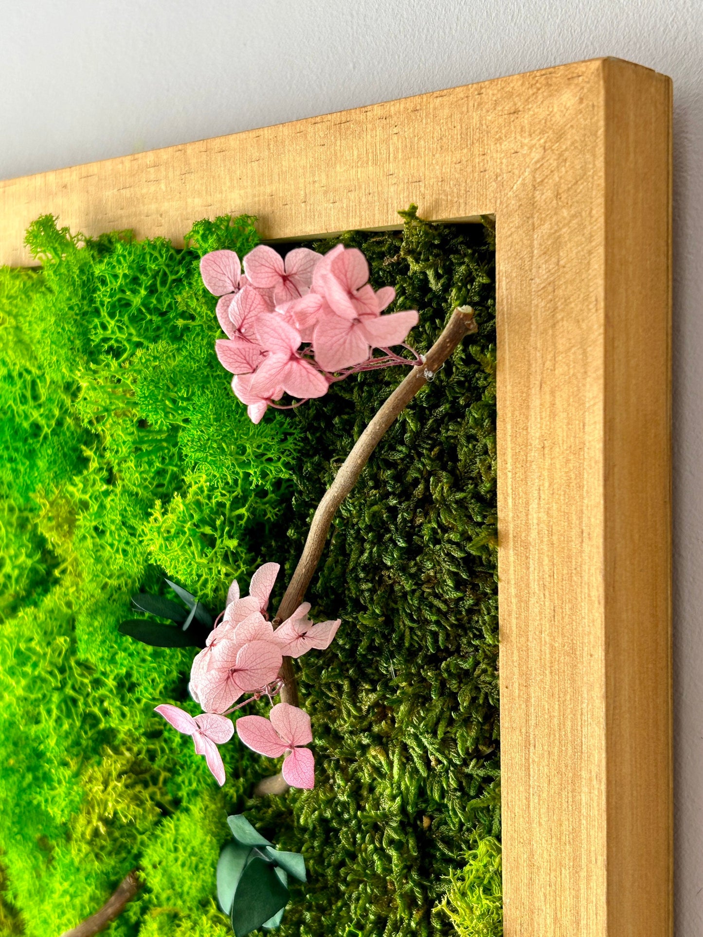 Cadre végétal stabilisé carré « Sakura »