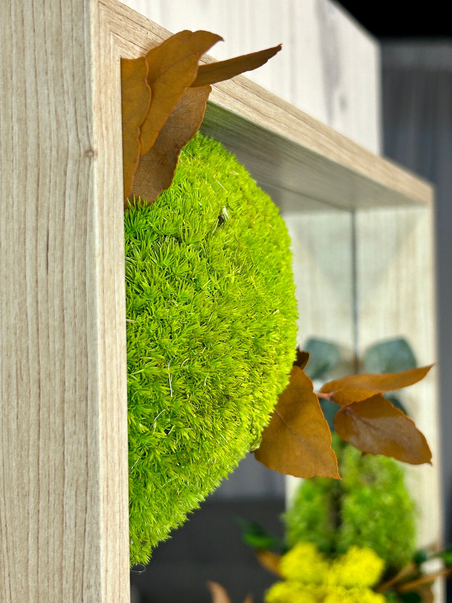 Miroir végétal stabilisé “Tu es belle”