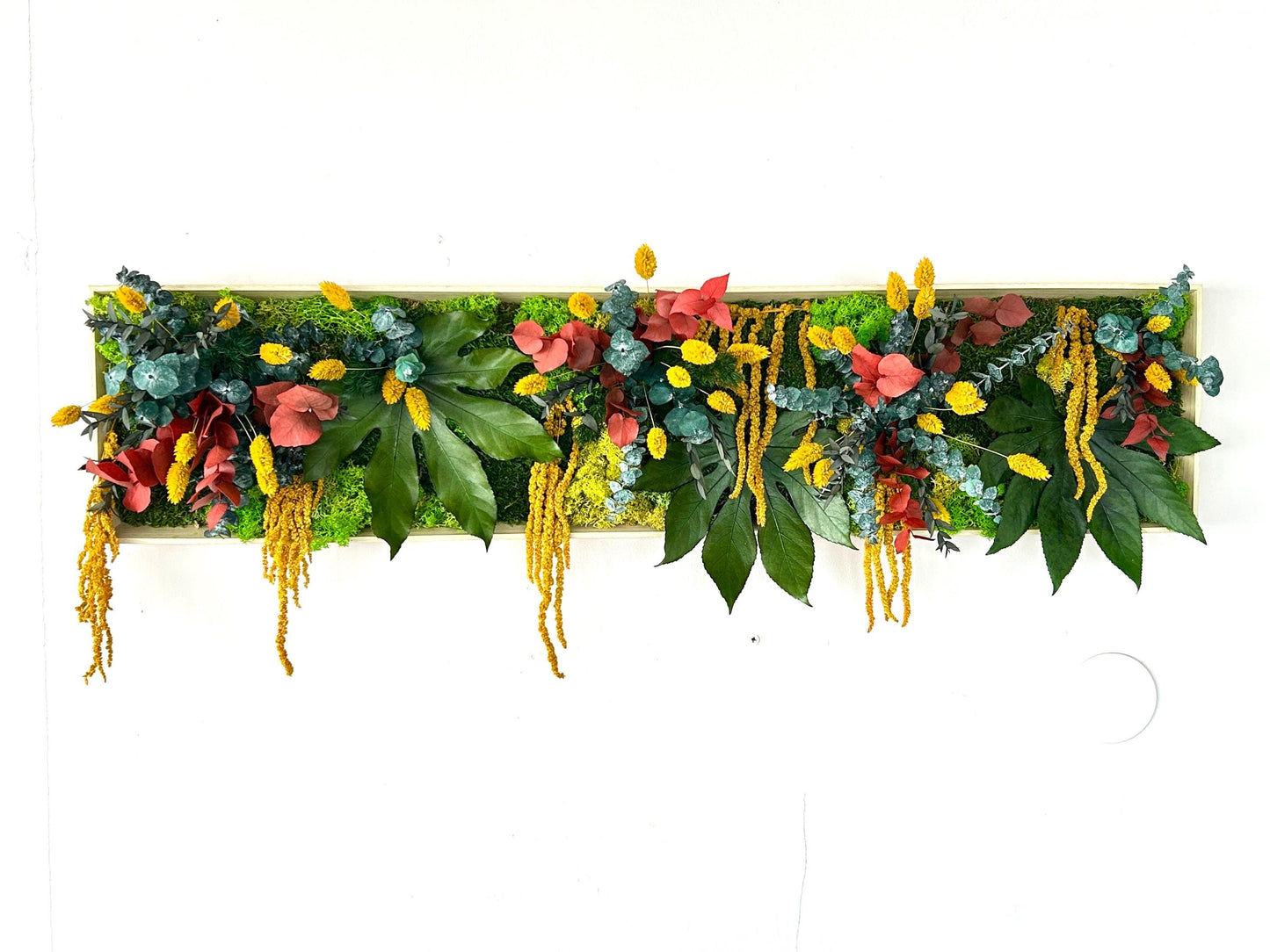 Tableau végétal panoramique “Jardin Tropical”